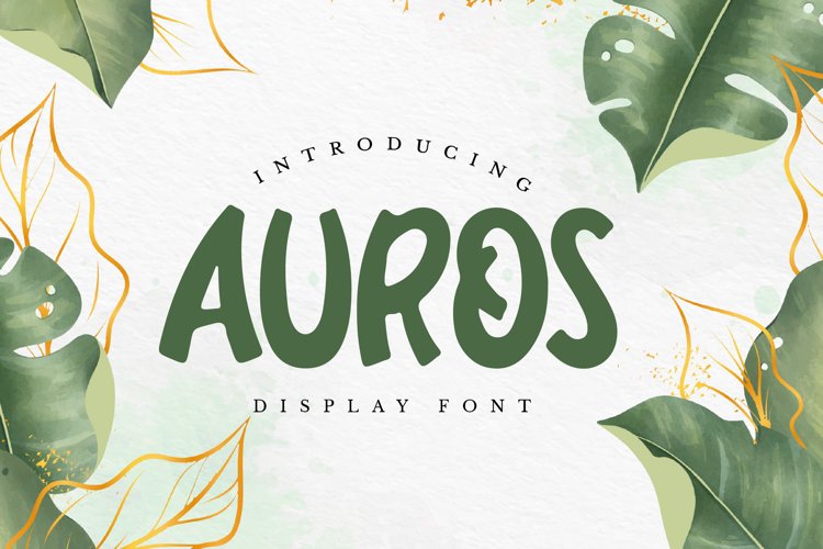 Auros - Display Font example image 1