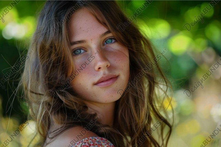 Serene beauty in natural light