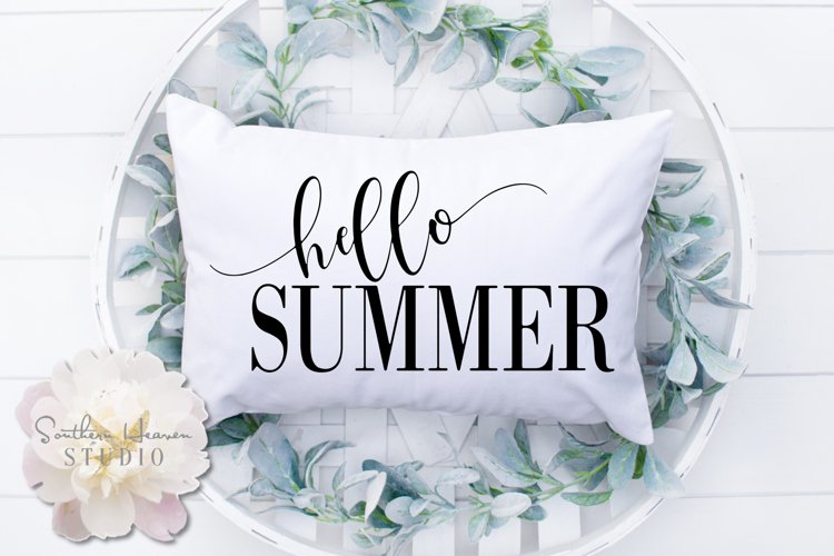 HELLO SUMMER - SVG, PNG, DXF and EPS (569323) | SVGs | Design Bundles