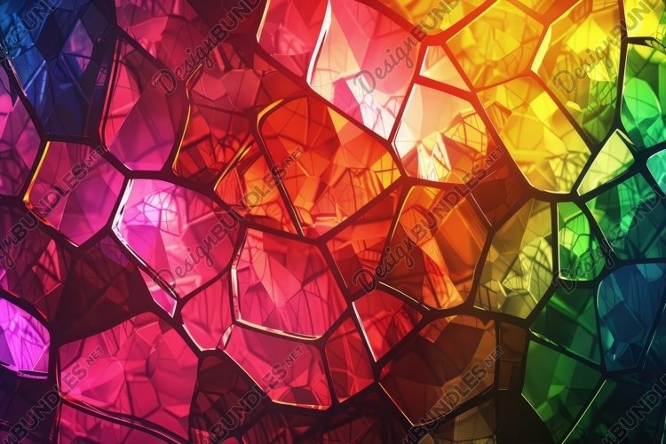Stained Glass Texture Image 24