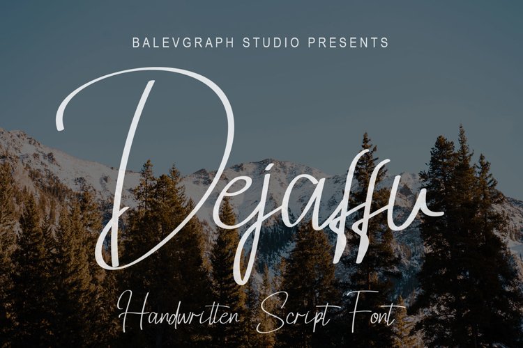 Dejaffu Script Font example image 1