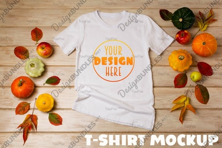 White Tshirt Mockup Image 2