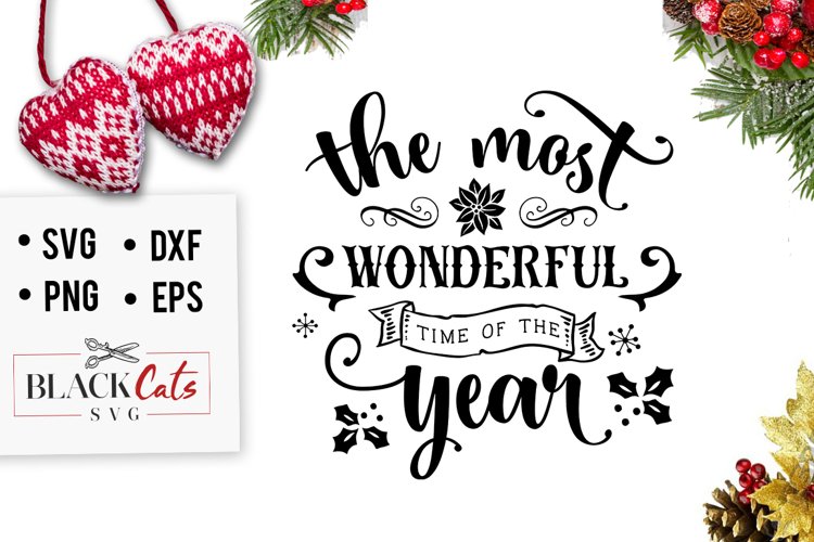 The most wonderful time of the year SVG example image 1