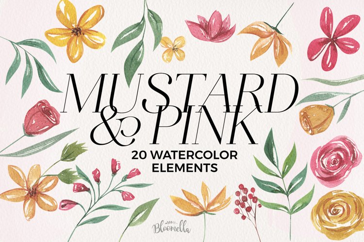 Watercolor Flowers Image 17