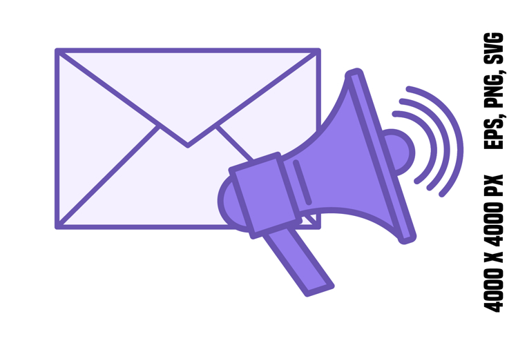Colored Email Marketing Icon