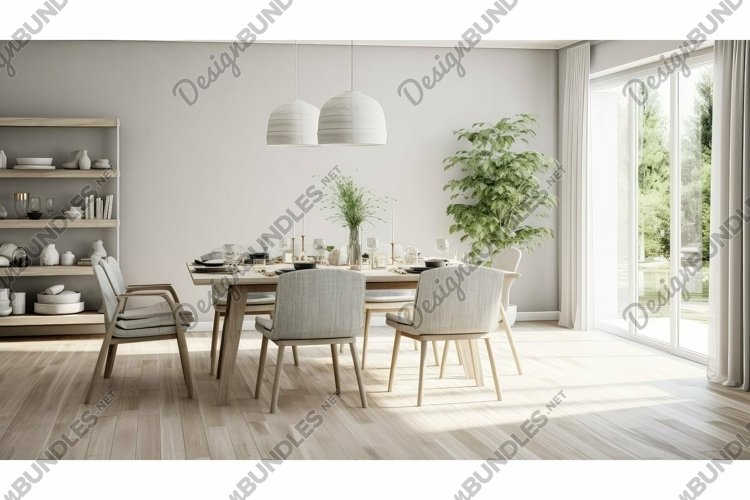 pale dining room gray example image 1