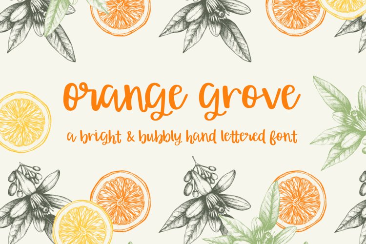 Orange Grove Script - Free Font of The Week