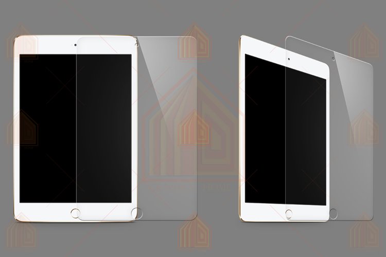iPad Mini 4 Tempered Glass Template
