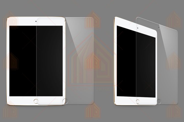 iPad Mini 4 Tempered Glass Template example image 1