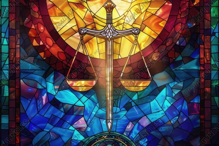 Stained Glass Texture Image 3