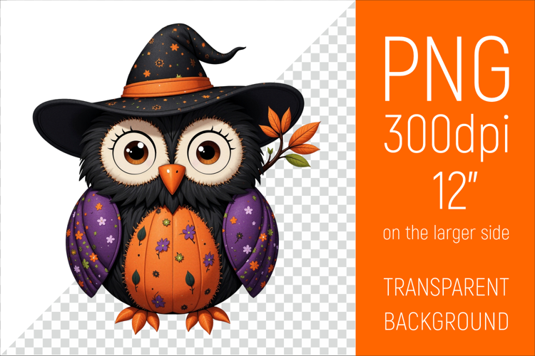 Halloween Owl Clipart |Halloween Party Design
