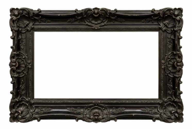 Frame in Vintage Border style PNG file transparent