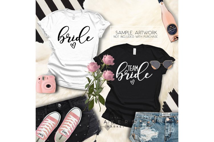 White Tshirt Mockup Image 16