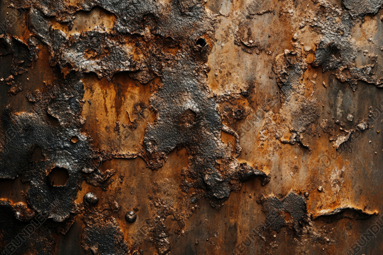 Rusty Metal Surface Background Wallpaper