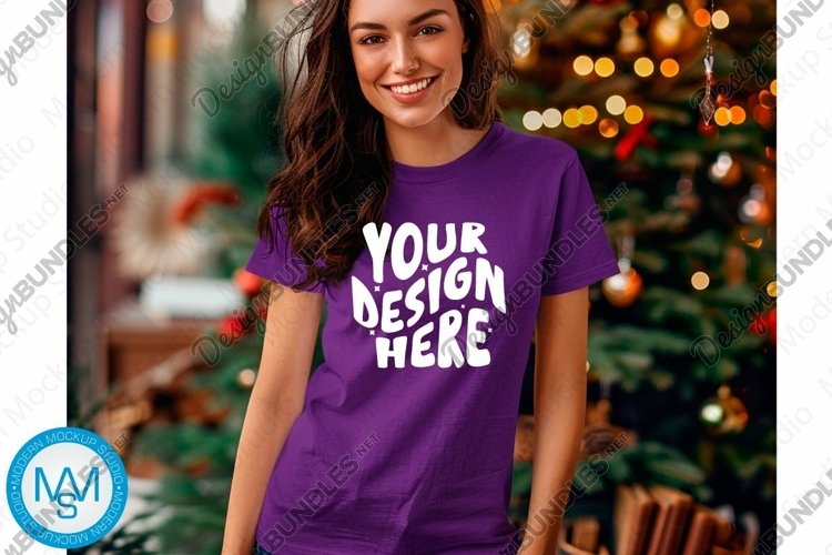 White Tshirt Mockup Image 3