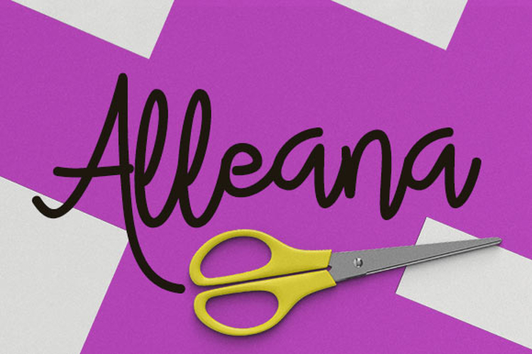 Alleana - Free Font of The Week