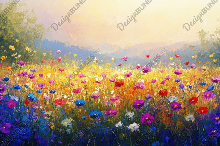 Flowers Texture Image 8