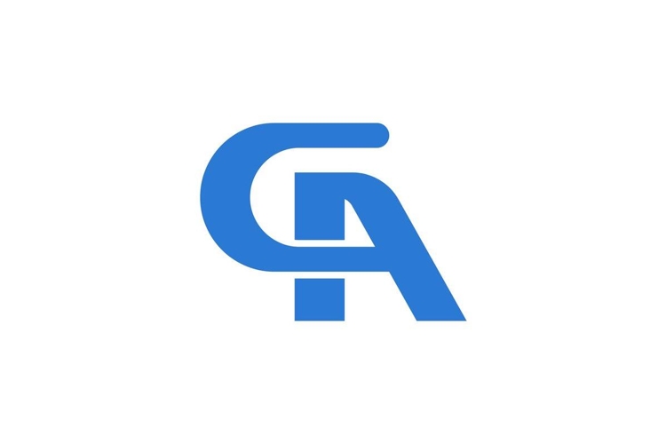 CA logo design. CA