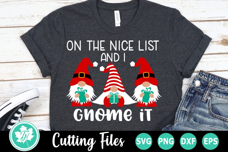 Christmas SVG | Gnome SVG | Christmas Gnome SVG example image 1