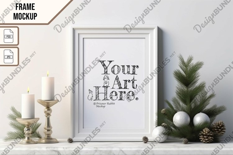 Frame Smart Mockup PSD   JPG Template Graphic