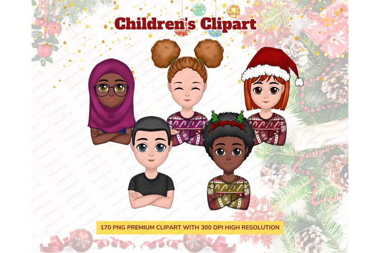 Cute Girl Clipart Image 7