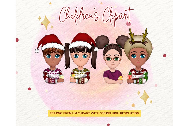 Cute Girl Clipart Image 2