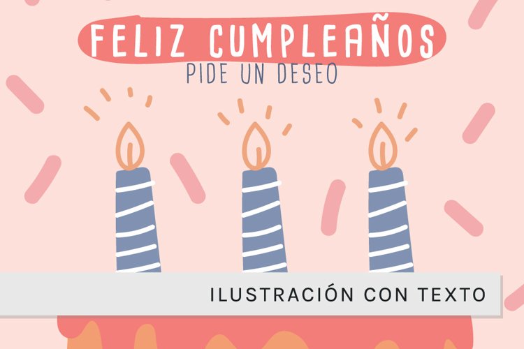 Divertida Ilustracion de Cumpleaños example image 1