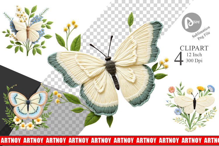Butterfly Embroidery Image 21
