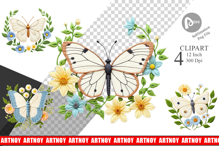 Cabbage White Butterfly Clipart