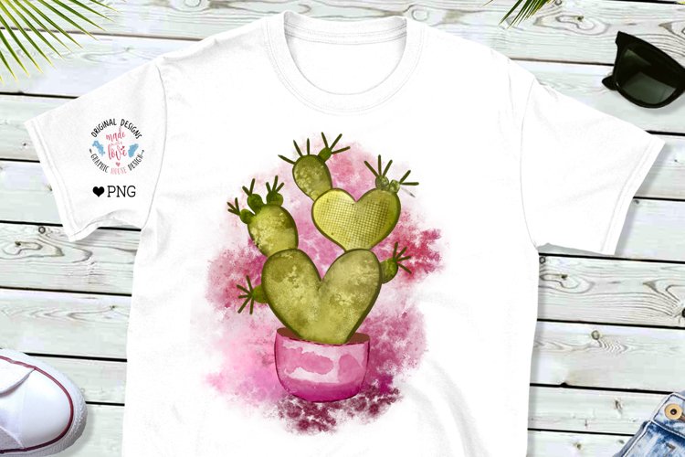 Watercolor Cactus Clipart Image 9