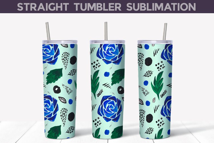 Succulent Tumbler Sublimation | Cactus Sublimation Design