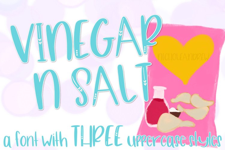 Vinegar N Salt - A Font Trio-ish example image 1