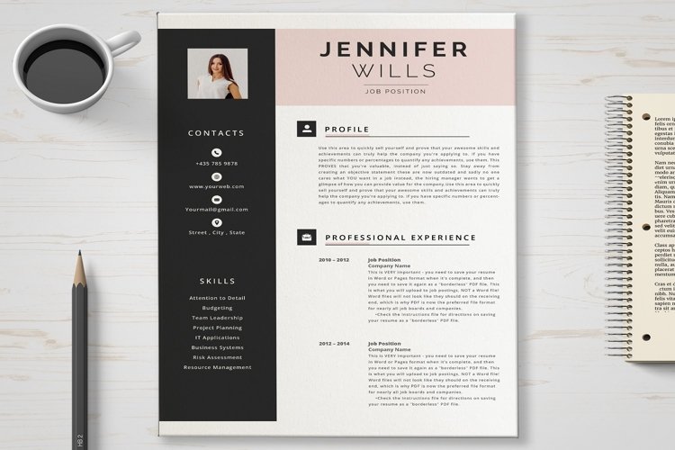 Resume Template example image 1