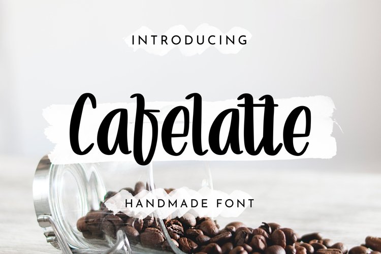 Cafelatte - Handmade Font example image 1