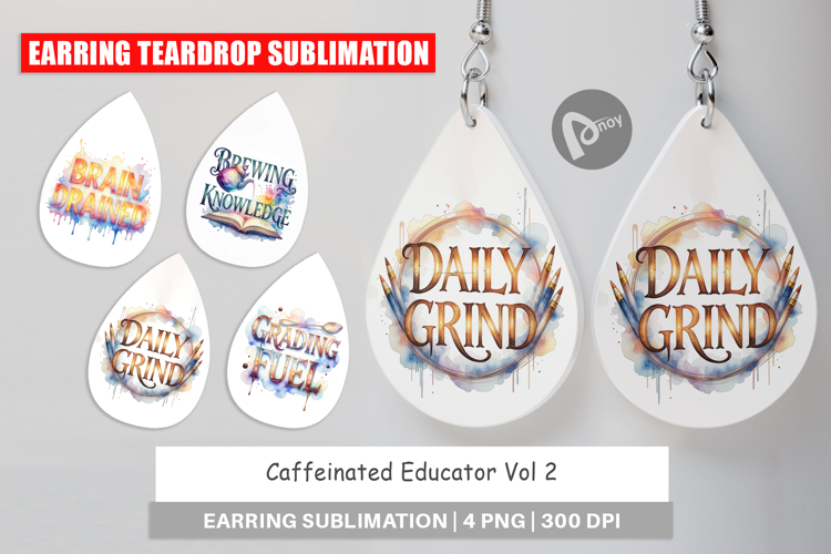 Sublimation Earring Designs Image 16