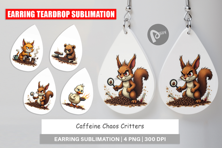 Sublimation Earring Designs Image 12