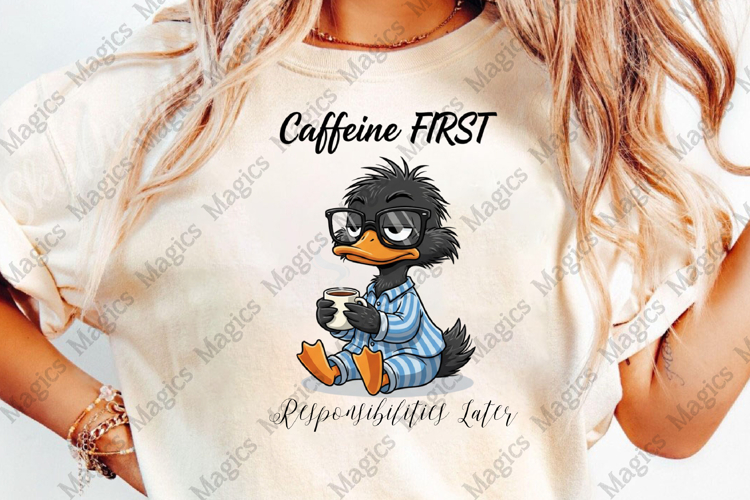 Caffeine FIRST Responsibilities Later PNG