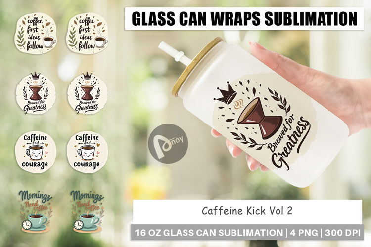 Glass Can Caffeine Kick Quotes