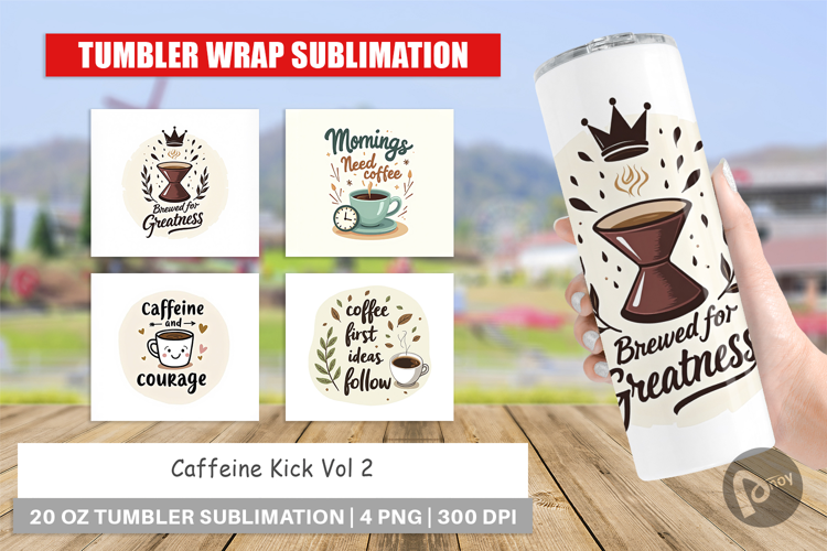 Tumbler Caffeine Kick Quotes