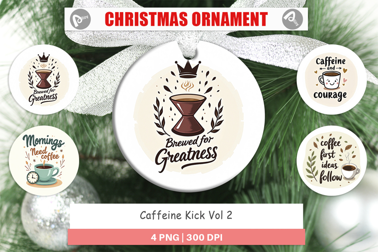 Ornament Caffeine Kick Quotes
