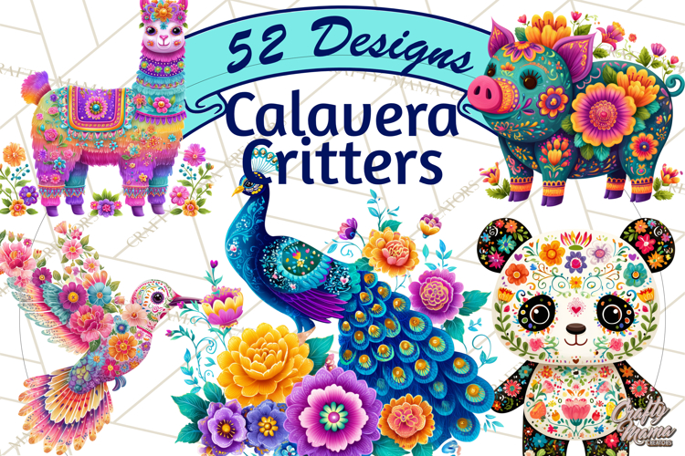 Sugar Skulls Clipart Image 10