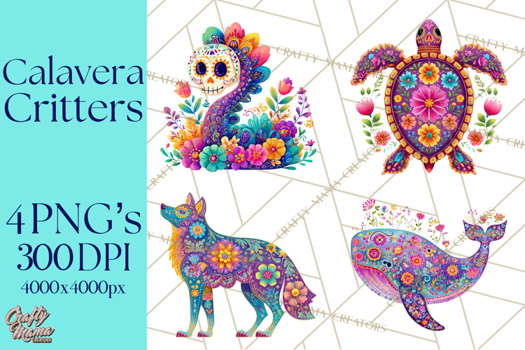 Sugar Skulls Clipart Image 21