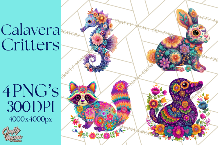 Sugar Skulls Clipart Image 24