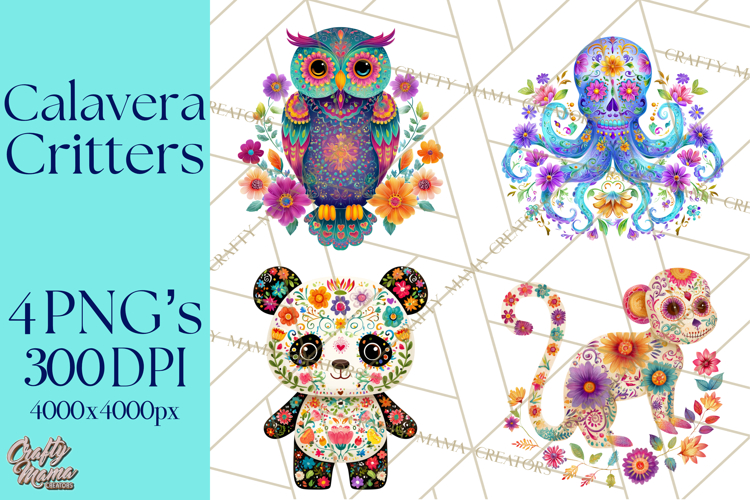 Sugar Skulls Clipart Image 2