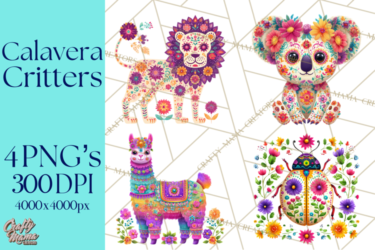 Sugar Skulls Clipart Image 3