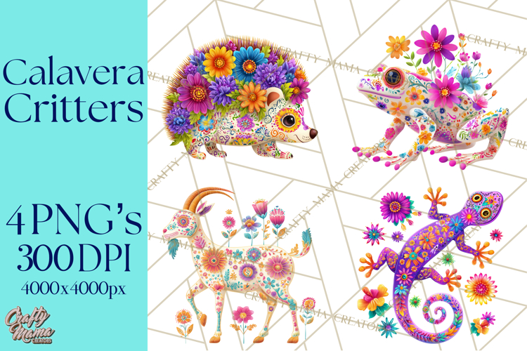 Sugar Skulls Clipart Image 5