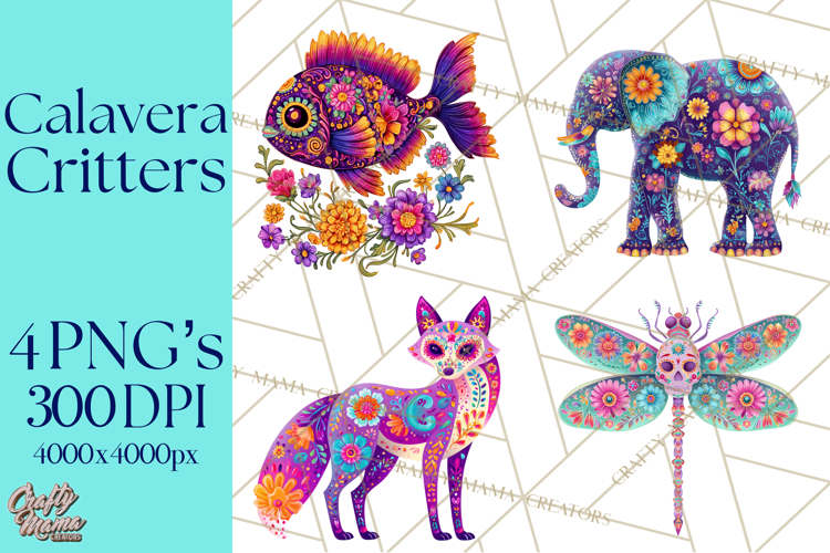 Sugar Skulls Clipart Image 6