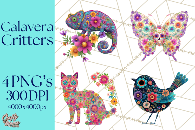 Sugar Skulls Clipart Image 8
