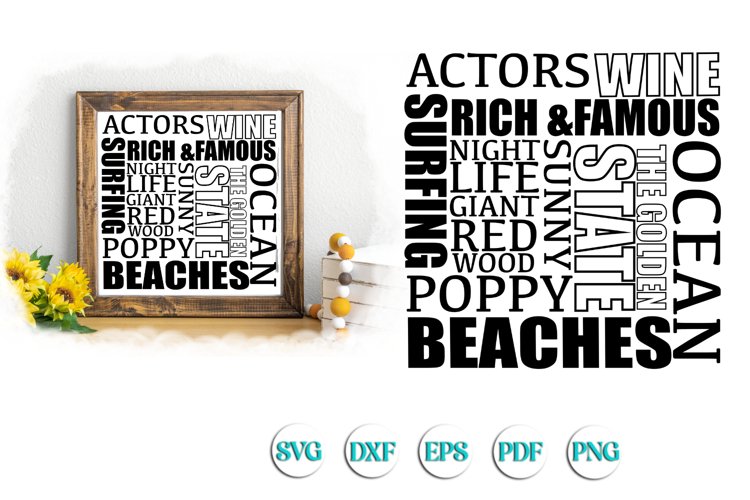 California State Subway SVG example image 1
