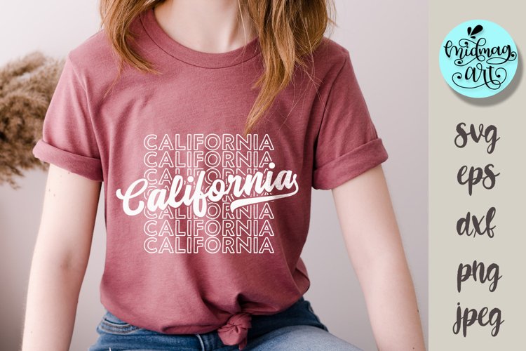 California svg, travel svg